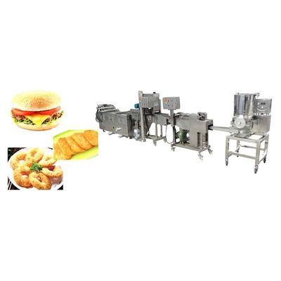 kopen Chinese fabrikant hamburger patty vormmachine hamburgerbrood productielijn online vervaardiging