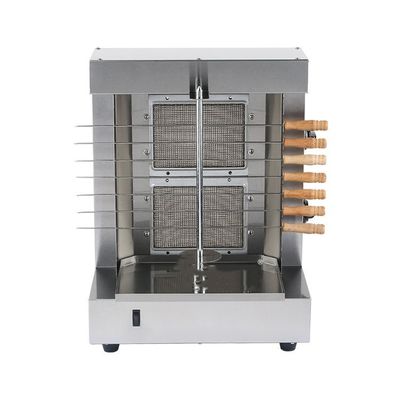 kopen Nieuw ontwerp Keukenapparatuur Gas Kip Doner Kebab Maken Restaurant Commerciële Gas Shawarma Grill Machine online vervaardiging