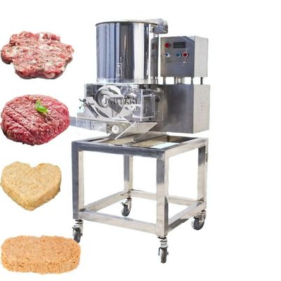 kopen 200 kg capaciteit vis vlees patty en vlees taart vormen hamburger patty maken machine voor kip nugget online vervaardiging
