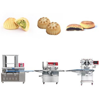 Automatische apparatuur voor het maken van productielijn pers mooncake maamoul moon cake machine