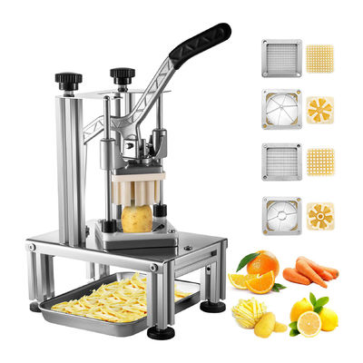 Draagbare aardappelschips snijmachine voedsel komkommer wortelstrookjes zoete aardappel haker friet knipper