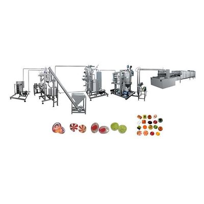 Hard gekookte snoep maken machine hard snoep productielijn met lage prijs