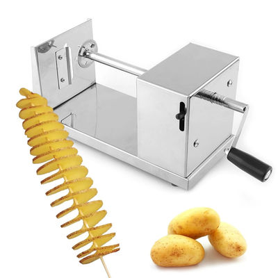 Professionele handmatige aardappelspiraalhaker 430 roestvrij staal
