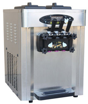 Drie smaak ijsmachine 1800w Restaurant Soft Serve ijs maken machine