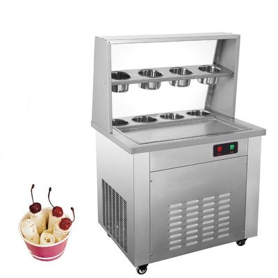 Thai Square gewalste ijsmaker Yogurt Maker Machine met Scraper