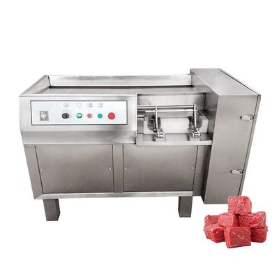 Multifunctionele automatische rundvlees Kip Dicer Bevroren vlees kubus snijmachine in kleine blokjes gesneden