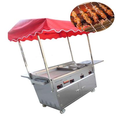 Street Food Kiosk Cart / Food Van / Hot Dog Cart For Sale Fast Food LPG Gas Verwarmingsbron