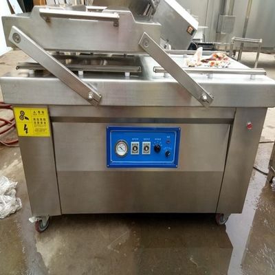 Dubbele kamer vacuümverpakkingsmachine voor vis / varkensvlees / rundvlees / rijst