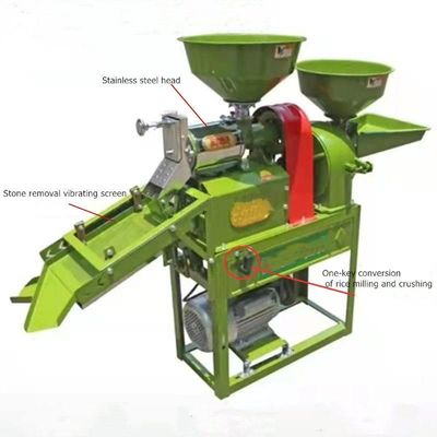 300 kg/uur Graanverwerkingsmachine Pulverizer Food Grinder Vibration Screen Complete Set