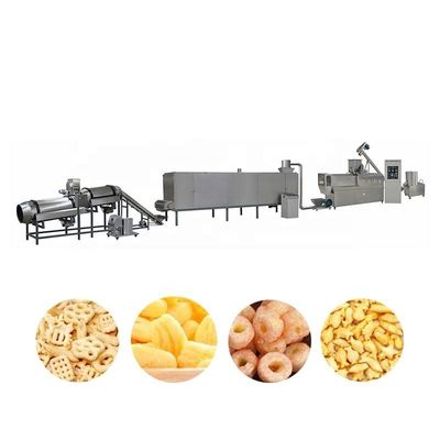 Productielijn voor snackkoekjes en maïspoep makkelijk te installeren