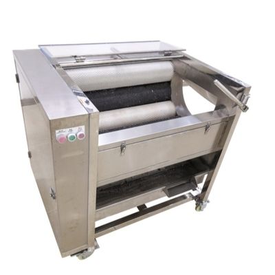 Fruit- en groentenwasmachine met automatische grootteklassificator en klassificatiefunctie